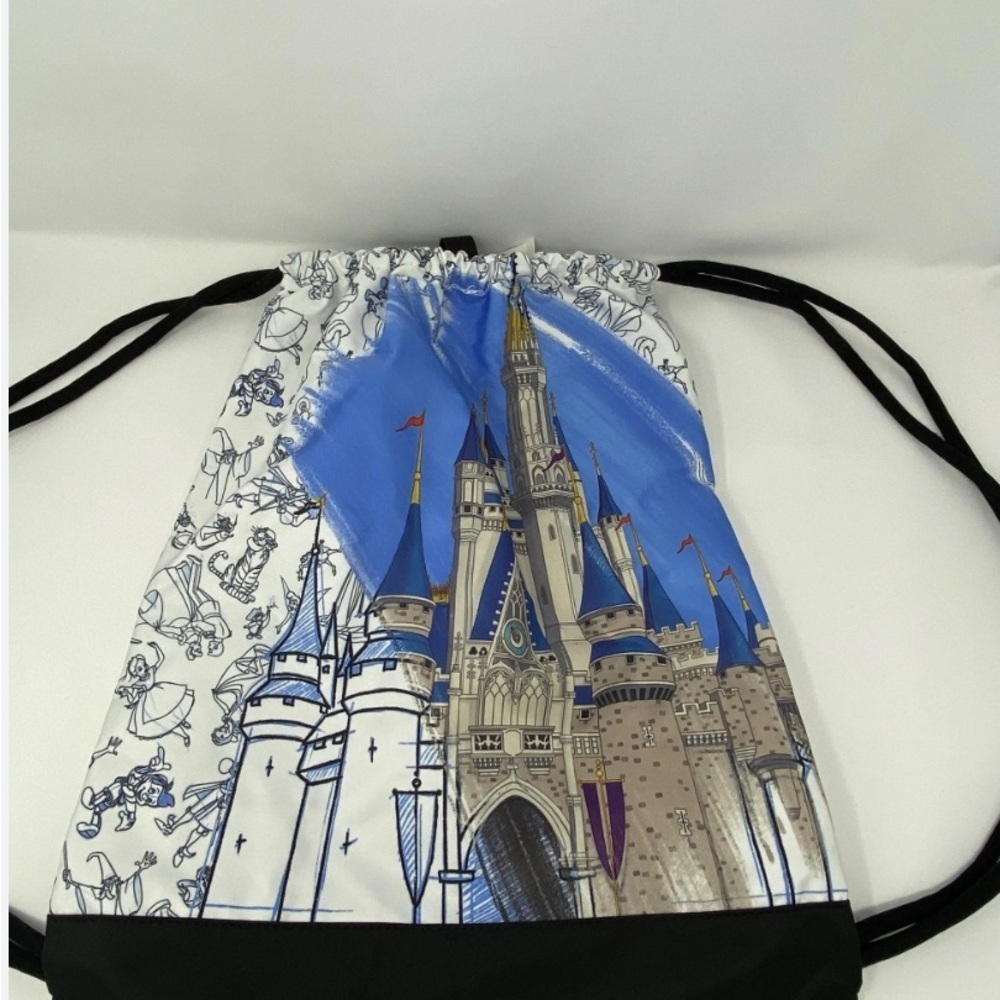 COPY - Disney Castle Drawstring Backpack - Picture 3 of 7